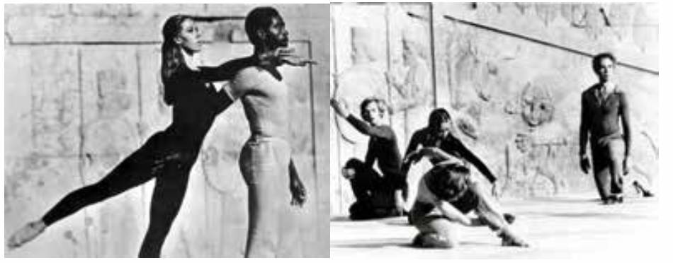 Merce Cunningham Dance Company, Persepolis, 1972. Photo: Abbas Hojatpanah 